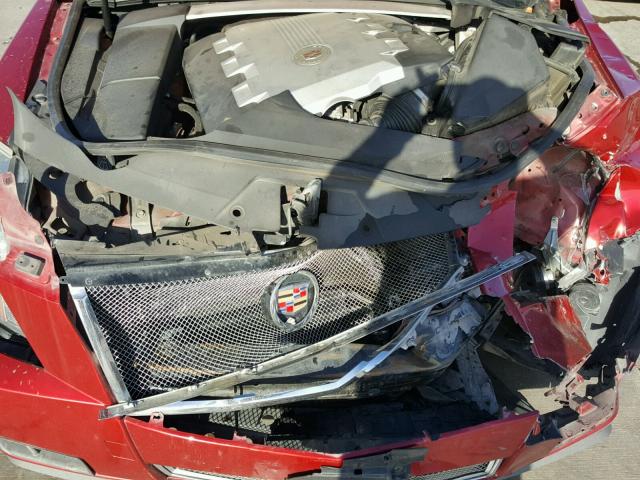 1G6DU57V790122911 - 2009 CADILLAC CTS HI FEA RED photo 7