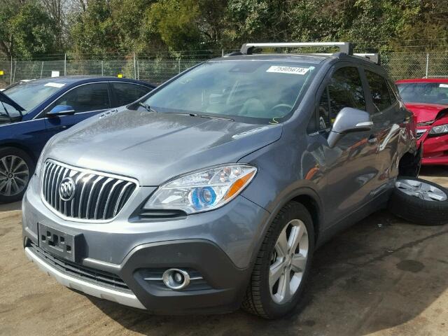 KL4CJHSBXFB173636 - 2015 BUICK ENCORE PRE GRAY photo 2