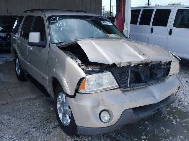5LMEU68H75ZJ07890 - 2005 LINCOLN AVIATOR 金色 照片 1
