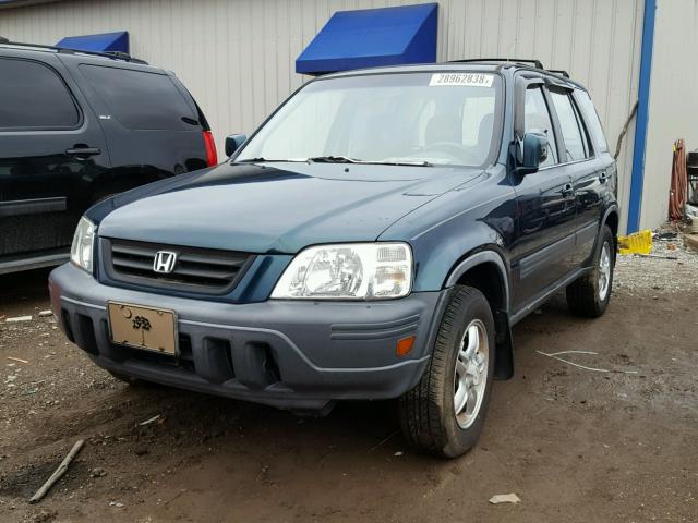 JHLRD1864WC068368 - 1998 HONDA CR-V EX GREEN photo 2