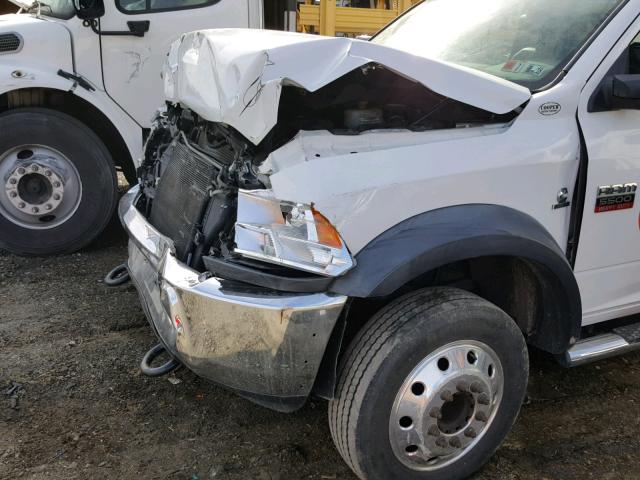 3C7WDMDL7CG226551 - 2012 DODGE RAM 5500 S WHITE photo 9