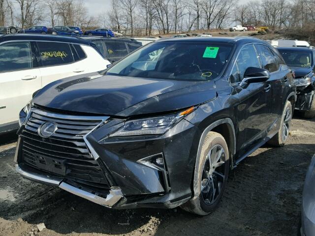 2T2BZMCA2HC090419 - 2017 LEXUS RX 350 BLACK photo 2