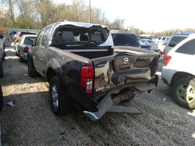 1N6AD0ER9BC405370 - 2011 NISSAN FRONTIER S GRAY photo 3