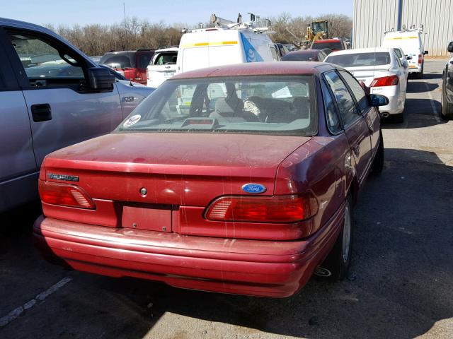 1FALP5245RG171570 - 1994 FORD TAURUS GL RED photo 4