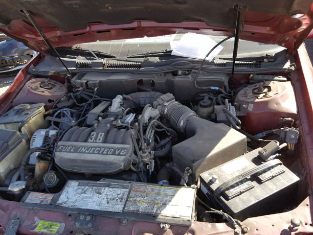 1FALP5245RG171570 - 1994 FORD TAURUS GL RED photo 7