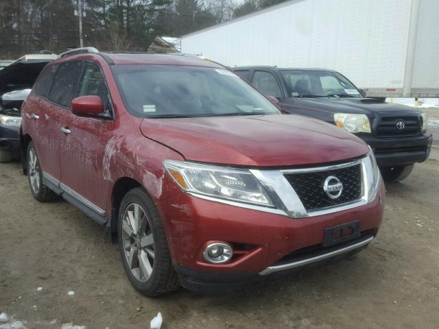 5N1AR2MM0EC650063 - 2014 NISSAN PATHFINDER RED photo 1