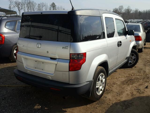 5J6YH1H31AL006805 - 2010 HONDA ELEMENT LX GRAY photo 4