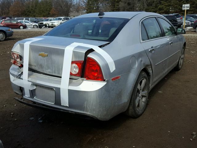 1G1ZC5EU5CF284176 - 2012 CHEVROLET MALIBU 1LT 银色 照片 4