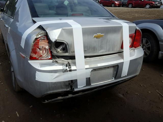 1G1ZC5EU5CF284176 - 2012 CHEVROLET MALIBU 1LT 银色 照片 9