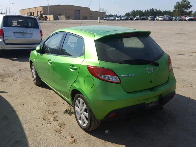 JM1DE1HY5B0114050 - 2011 MAZDA MAZDA2 GREEN photo 3