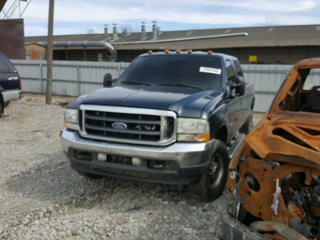 1FTSW31P74EB54900 - 2004 FORD F350 SRW S BLACK photo 2