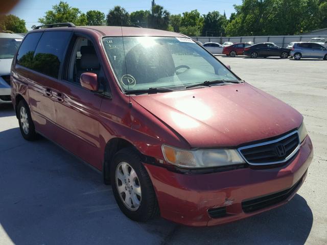 5FNRL18913B135856 - 2003 HONDA ODYSSEY EX RED photo 1