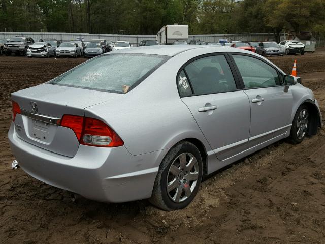 1HGFA16599L010152 - 2009 HONDA CIVIC LX SILVER photo 4