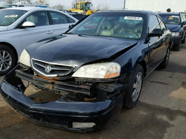 19UYA424X2A003526 - 2002 ACURA 3.2CL BLACK photo 2