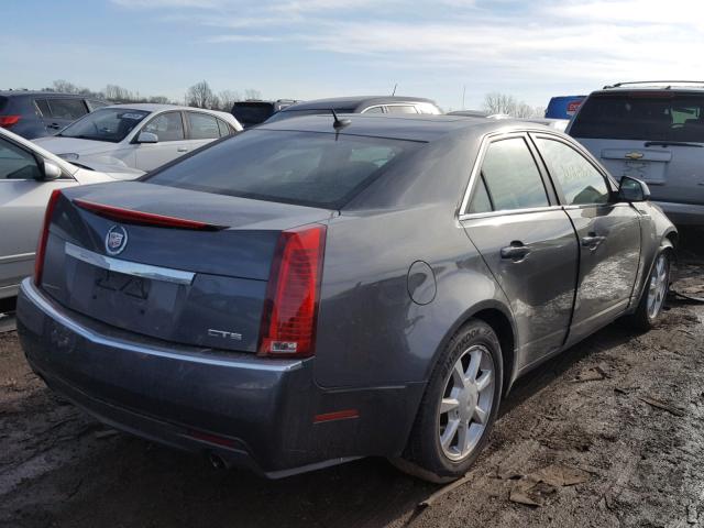 1G6DF577780195593 - 2008 CADILLAC CTS GRAY photo 4