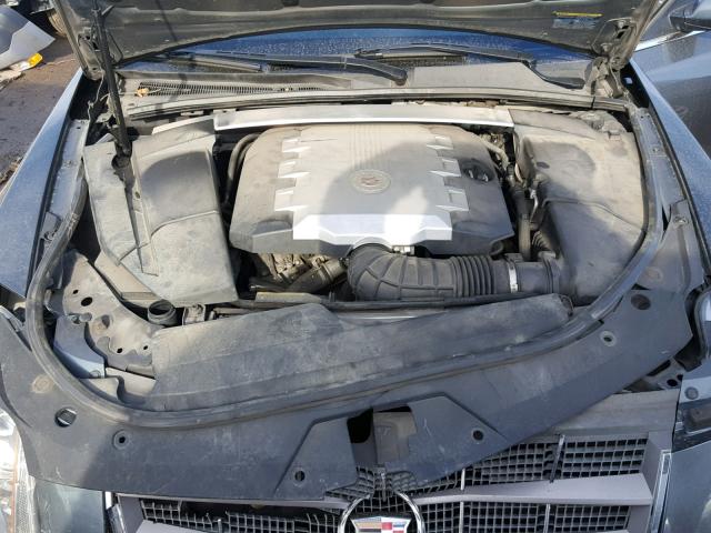 1G6DF577780195593 - 2008 CADILLAC CTS GRAY photo 7