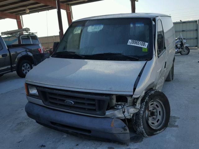 1FTRE14WX5HB21141 - 2005 FORD ECONOLINE GRAY photo 2