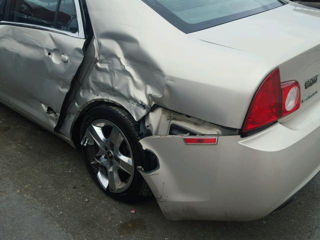 1G1ZC5E06AF178023 - 2010 CHEVROLET MALIBU 1LT 金色 照片 9
