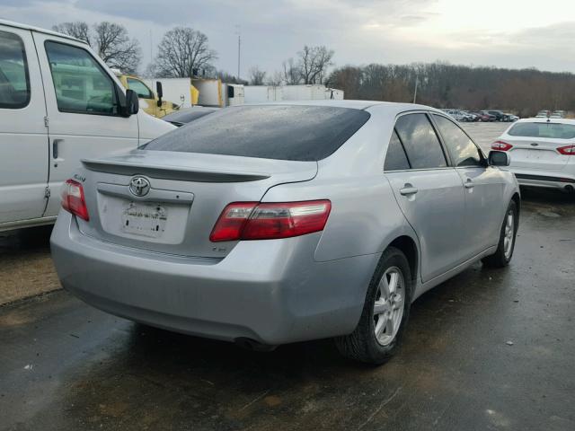 4T1BE46K37U600844 - 2007 TOYOTA CAMRY NEW SILVER photo 4