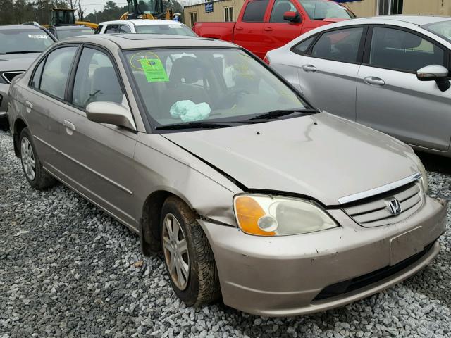 2HGES26853H571123 - 2003 HONDA CIVIC EX TAN photo 1