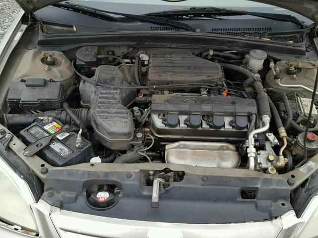 2HGES26853H571123 - 2003 HONDA CIVIC EX TAN photo 7