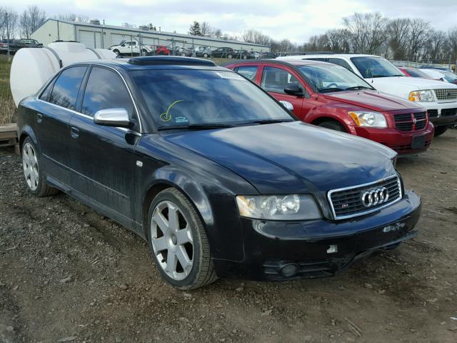 WAUPL68E44A299806 - 2004 AUDI S4 BLACK photo 1