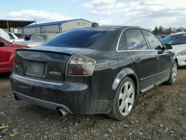 WAUPL68E44A299806 - 2004 AUDI S4 BLACK photo 4