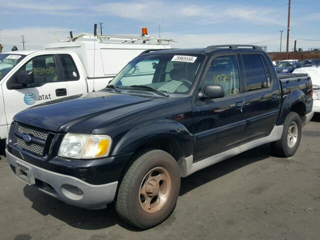 1FMZU67K65UB82630 - 2005 FORD EXPLORER S BLACK photo 2