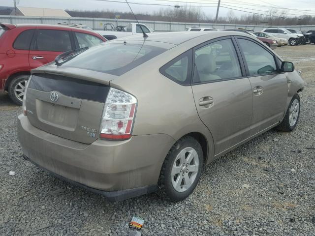 JTDKB20U373235518 - 2007 TOYOTA PRIUS GOLD photo 4