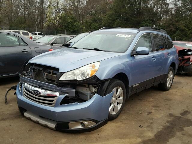 4S4BRBCC7A3385729 - 2010 SUBARU OUTBACK 2. BLUE photo 2