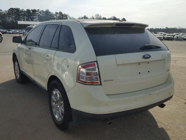 2FMDK39C07BB44016 - 2007 FORD EDGE SEL P WHITE photo 3