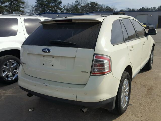 2FMDK39C07BB44016 - 2007 FORD EDGE SEL P WHITE photo 4