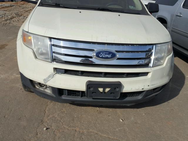 2FMDK39C07BB44016 - 2007 FORD EDGE SEL P WHITE photo 9