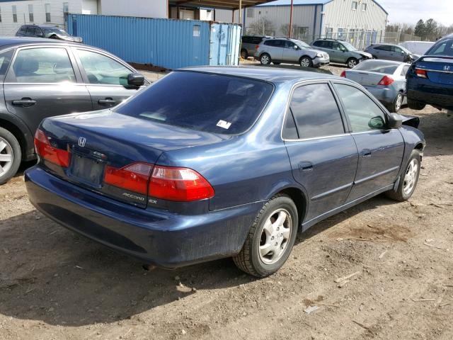 JHMCG6676XC027615 - 1999 HONDA ACCORD EX BLUE photo 4