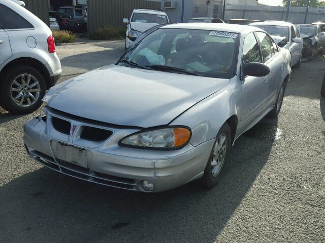 1G2NE52F24C242304 - 2004 PONTIAC GRAND AM S 银色 照片 2