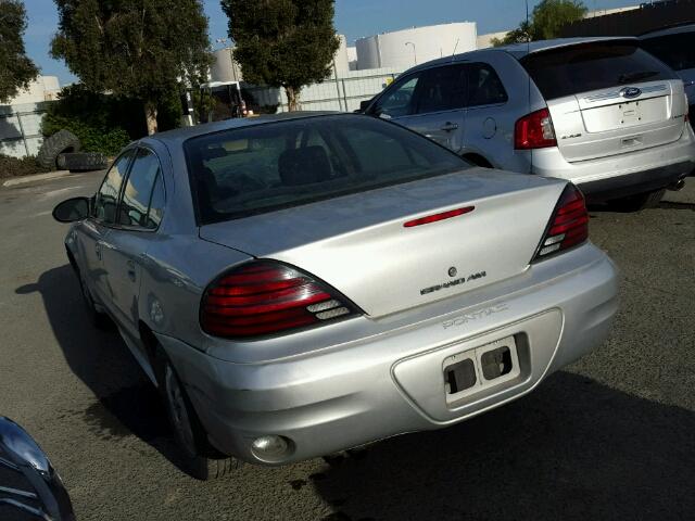 1G2NE52F24C242304 - 2004 PONTIAC GRAND AM S 银色 照片 3