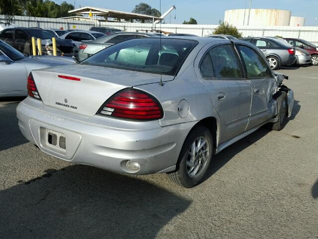 1G2NE52F24C242304 - 2004 PONTIAC GRAND AM S SILVER photo 4