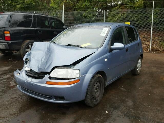 KL1TD66668B074501 - 2008 CHEVROLET AVEO BASE Mavi fotoğraf 2