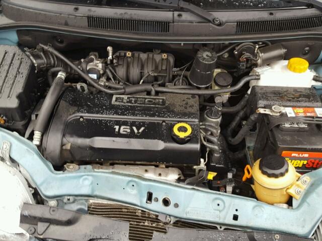 KL1TD66668B074501 - 2008 CHEVROLET AVEO BASE Mavi fotoğraf 7