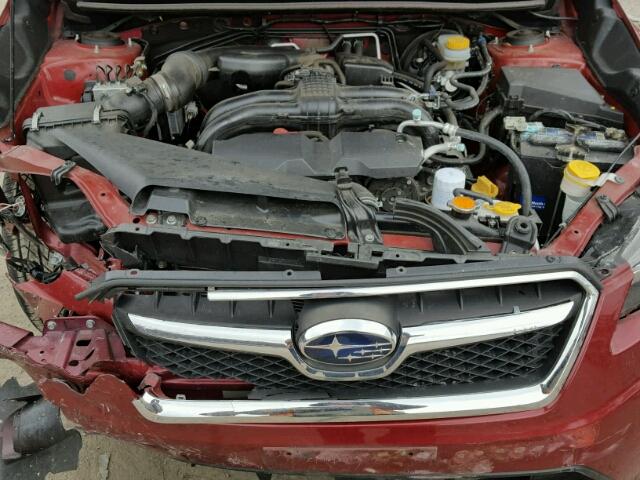 JF2GPACC6F8286714 - 2015 SUBARU XV CROSSTR RED photo 7