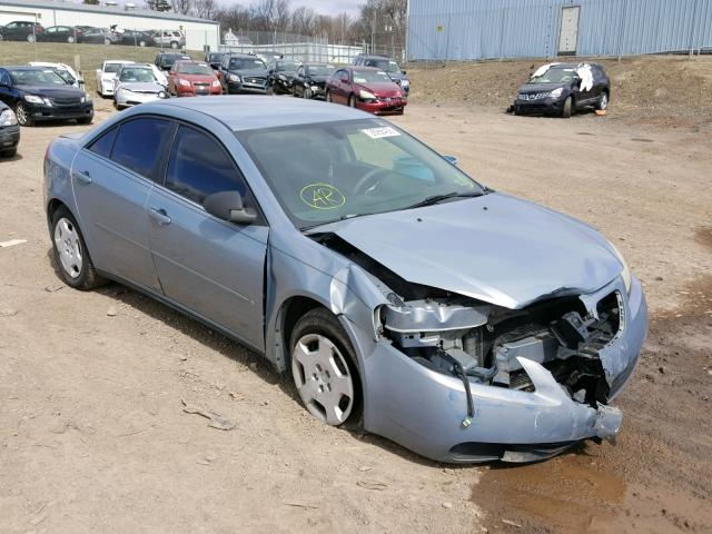 1G2ZF58B474193124 - 2007 PONTIAC G6 VALUE L BLUE photo 1