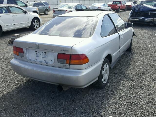 1HGEJ8246WL117107 - 1998 HONDA CIVIC EX SILVER photo 4