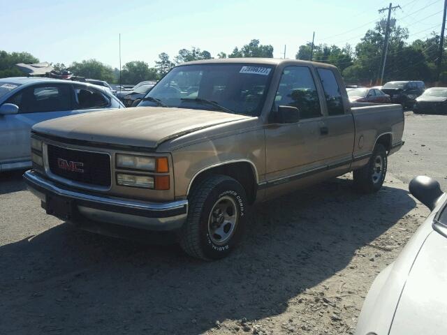 2GTEC19R2V1447590 - 1997 GMC SIERRA C15 GOLD photo 2