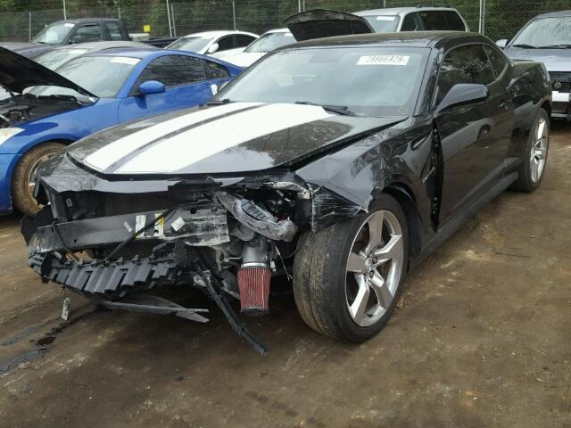 2G1FT1EW4A9204949 - 2010 CHEVROLET CAMARO SS Negro foto 2