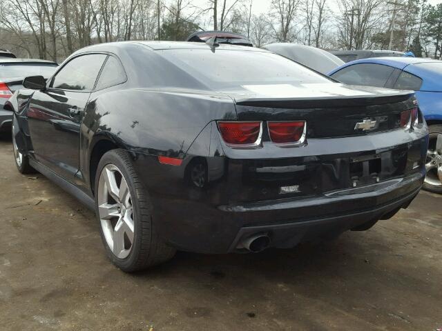 2G1FT1EW4A9204949 - 2010 CHEVROLET CAMARO SS Negro foto 3