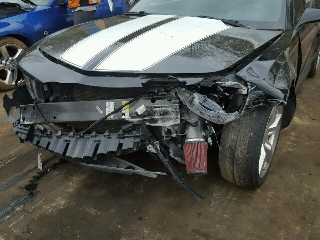 2G1FT1EW4A9204949 - 2010 CHEVROLET CAMARO SS Negro foto 9