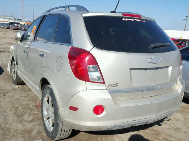 3GNAL3EK4DS624140 - 2013 CHEVROLET CAPTIVA LT WHITE photo 3