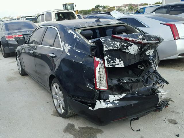 1G6AA5RX7D0130025 - 2013 CADILLAC ATS BLACK photo 3