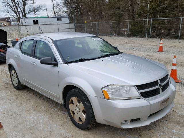 1B3LC46K68N161246 - 2008 DODGE AVENGER SE SILVER photo 1