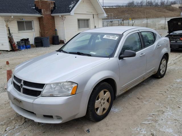 1B3LC46K68N161246 - 2008 DODGE AVENGER SE SILVER photo 2